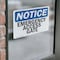 Signmission Emergency Access Gate OSHA Notice Sign, Vinyl Decal, 5in W x 3.5in L, 2PK OS-2PACK-NS-D-35-L-11744 - alternate 4